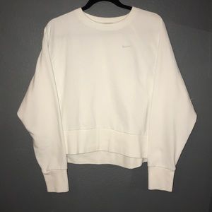 Nike White fashion crewneck